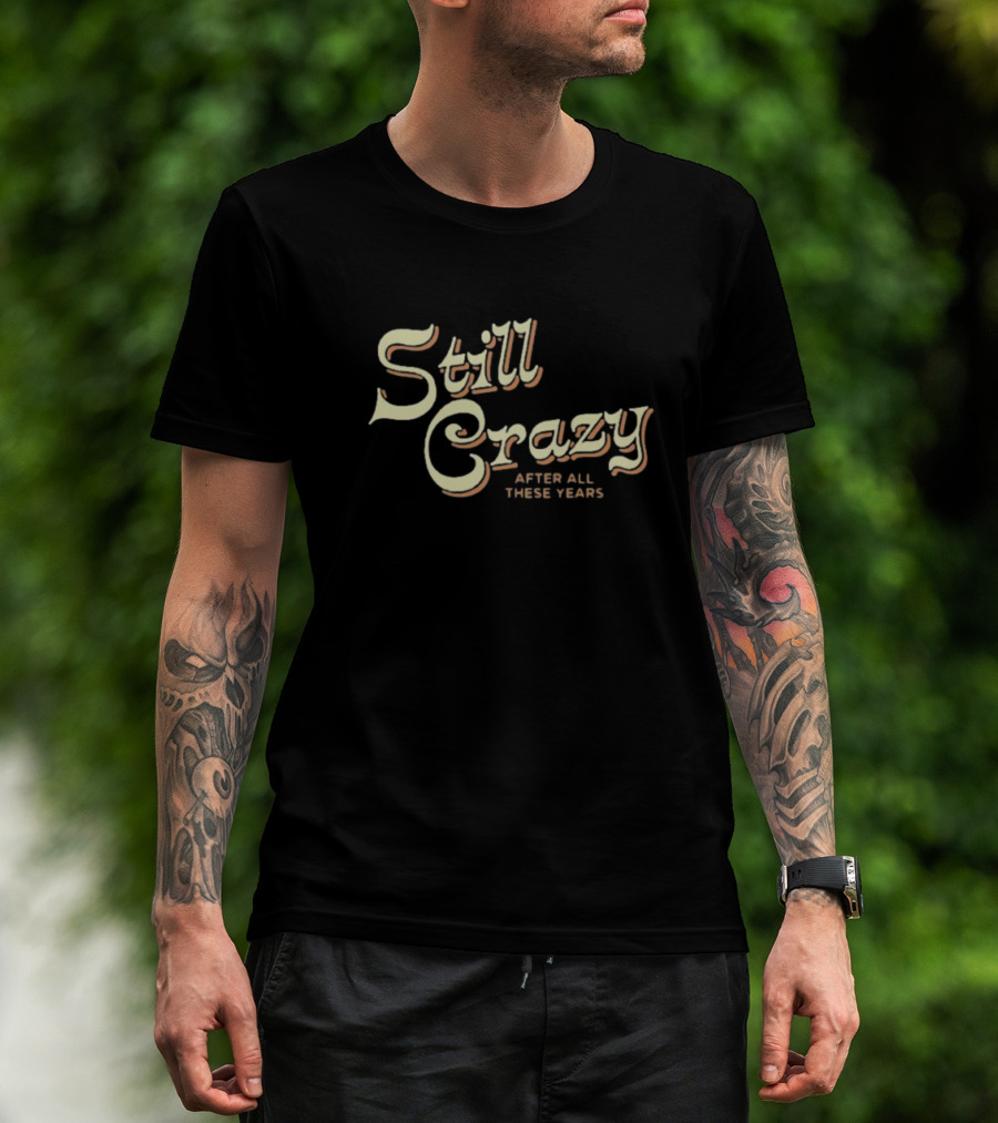 Paul Simon Still Crazy After All These Years Retro Style T-Shirt
