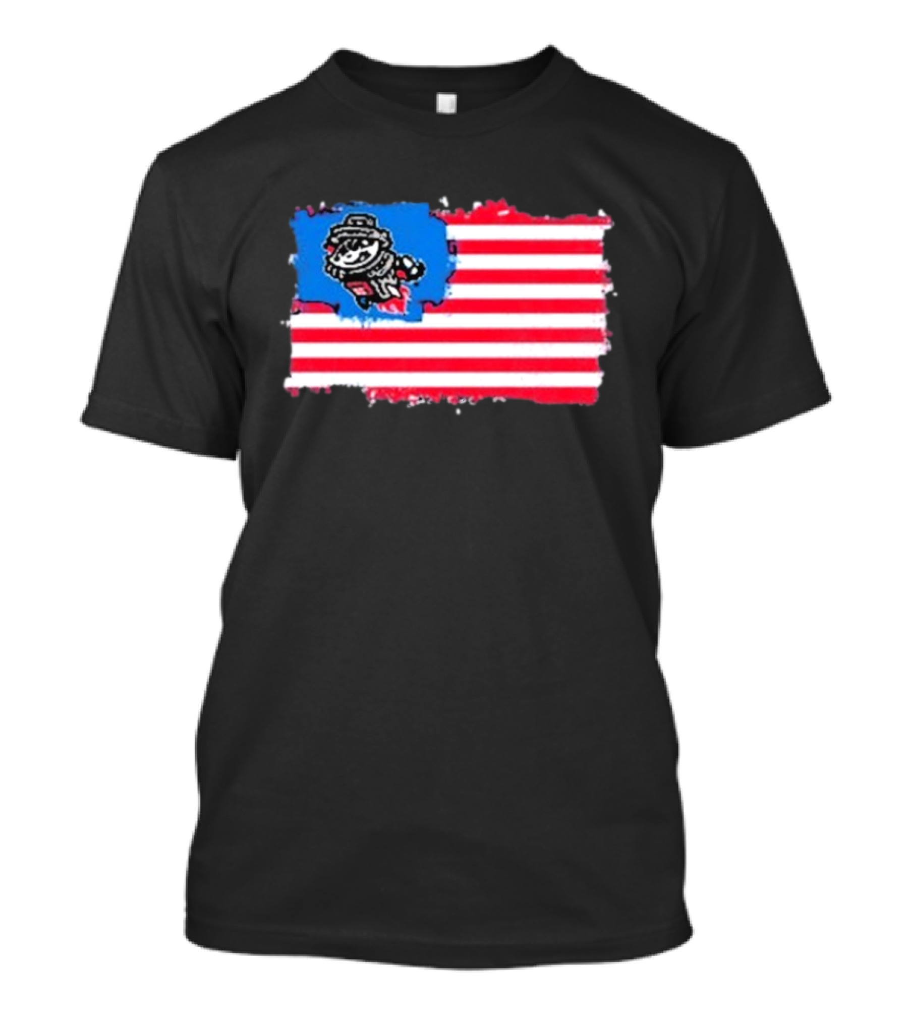 Rocket City Trash Pandas American Flag Red White Blue T-Shirt