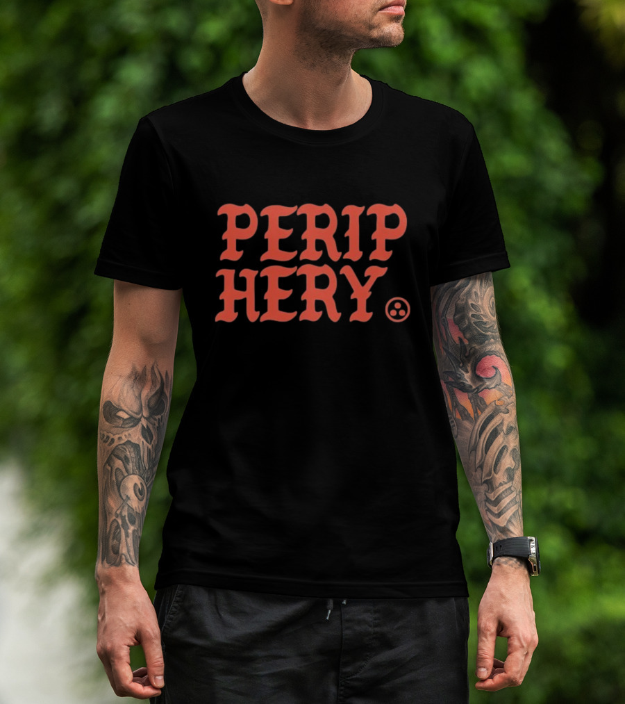 Periphery Old English Style Text Red T-Shirt