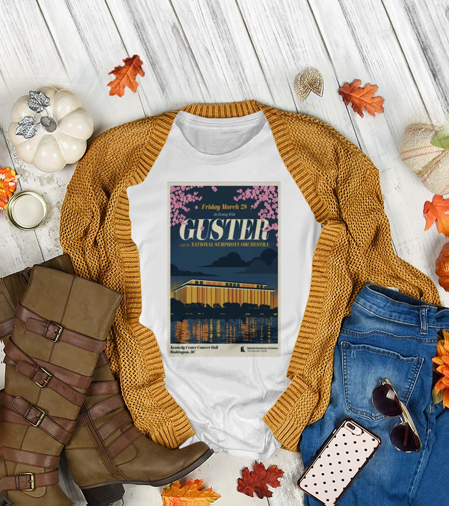 Friday March 28 An Evening with Guster National Symphony Orchestra Kennedy Center Washington DC T-Shirt
