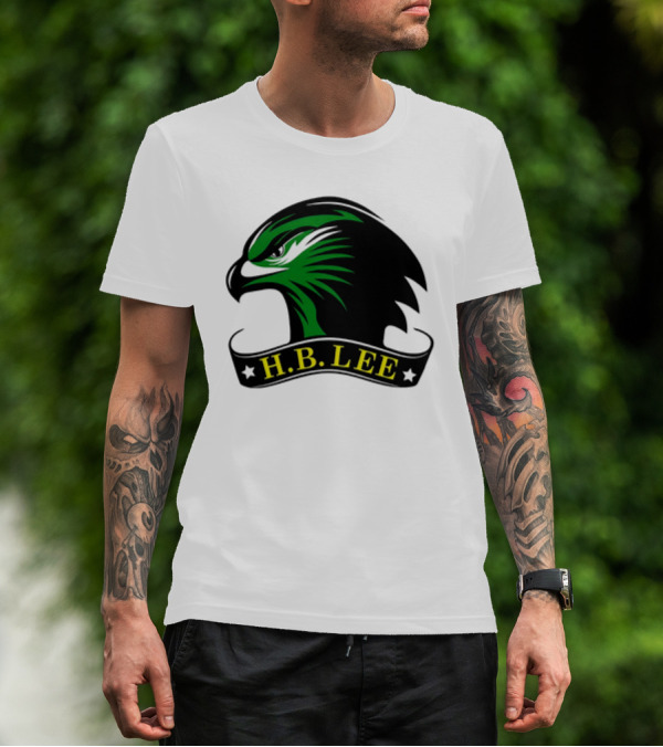 H.B. Lee Green Eagle Emblem T-Shirt