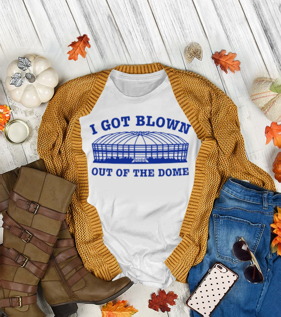 I Got Blown Out Of The Dome Stadium Illustration T-Shirt