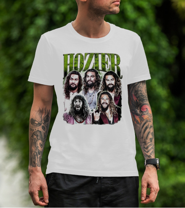 Hozier Jason Momoa Collage T-Shirt