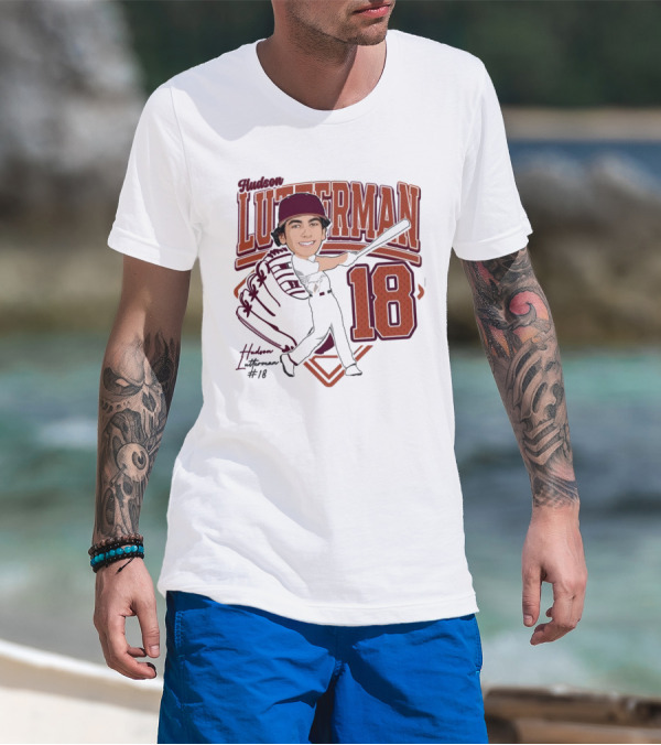 Hudson Lutterman 18 Baseball Player 2025 T-Shirt