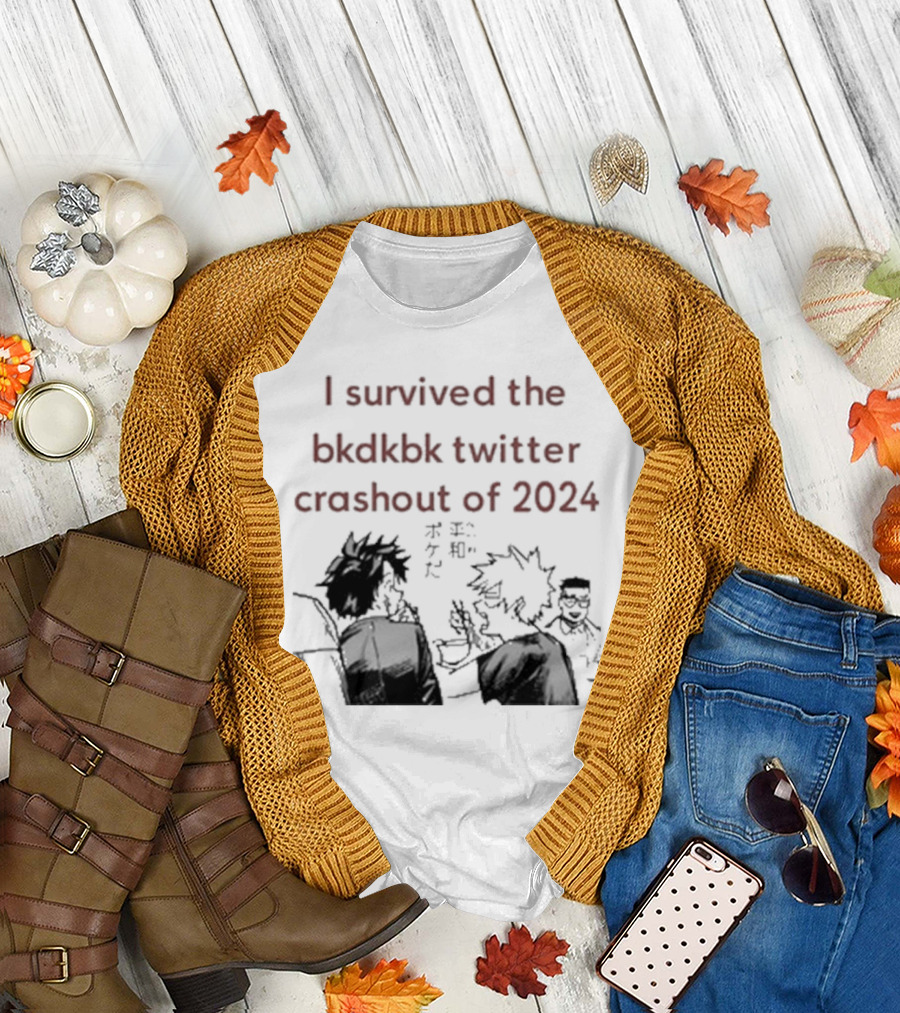 I Survived The Bkdkbk Twitter Crashout Of 2024 Silhouette Scene T-Shirt