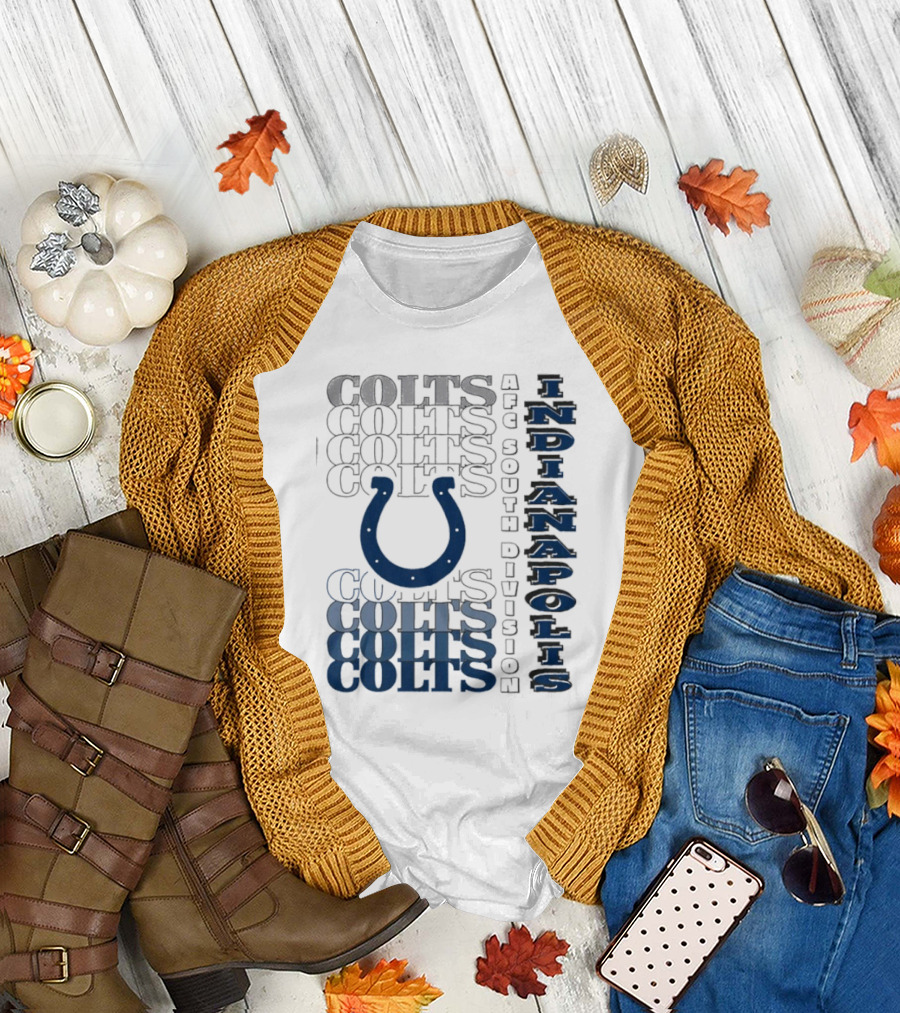Indianapolis Colts AFC South Division Classic Colts Branding T-Shirt
