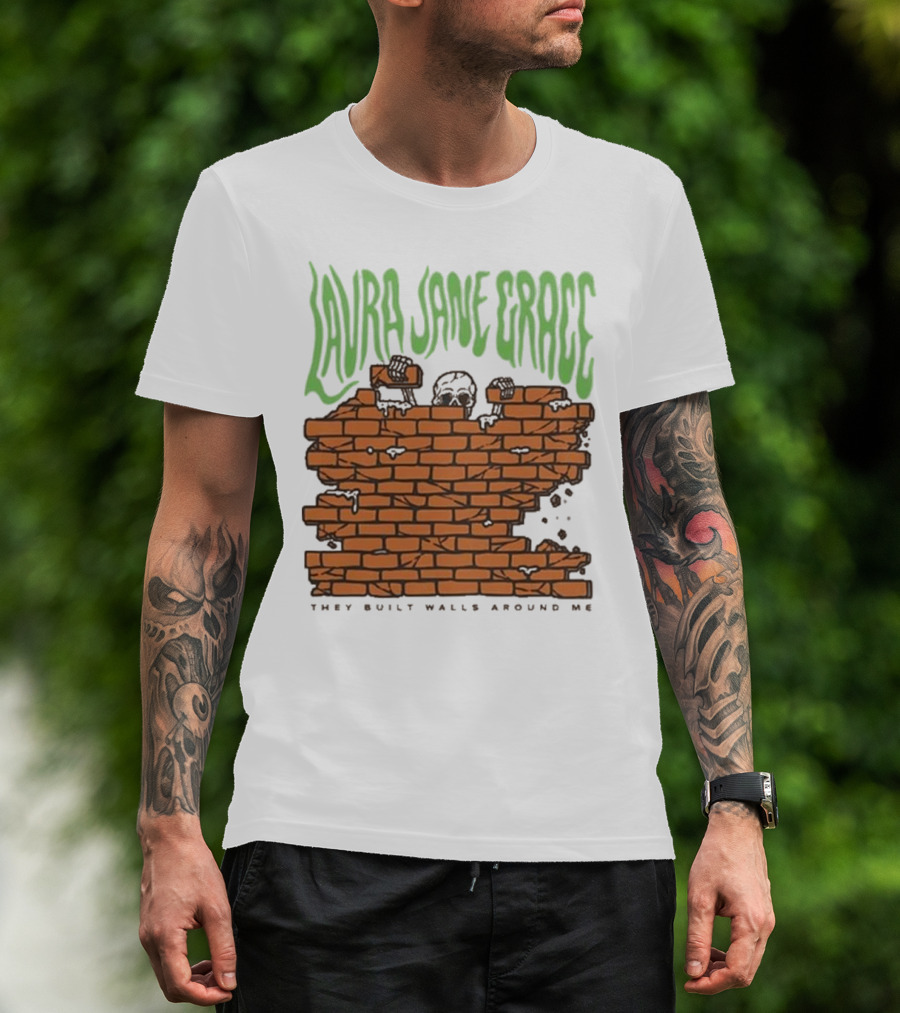Laura Jane Grace Walls They Built Walls Around Me T-Shirt