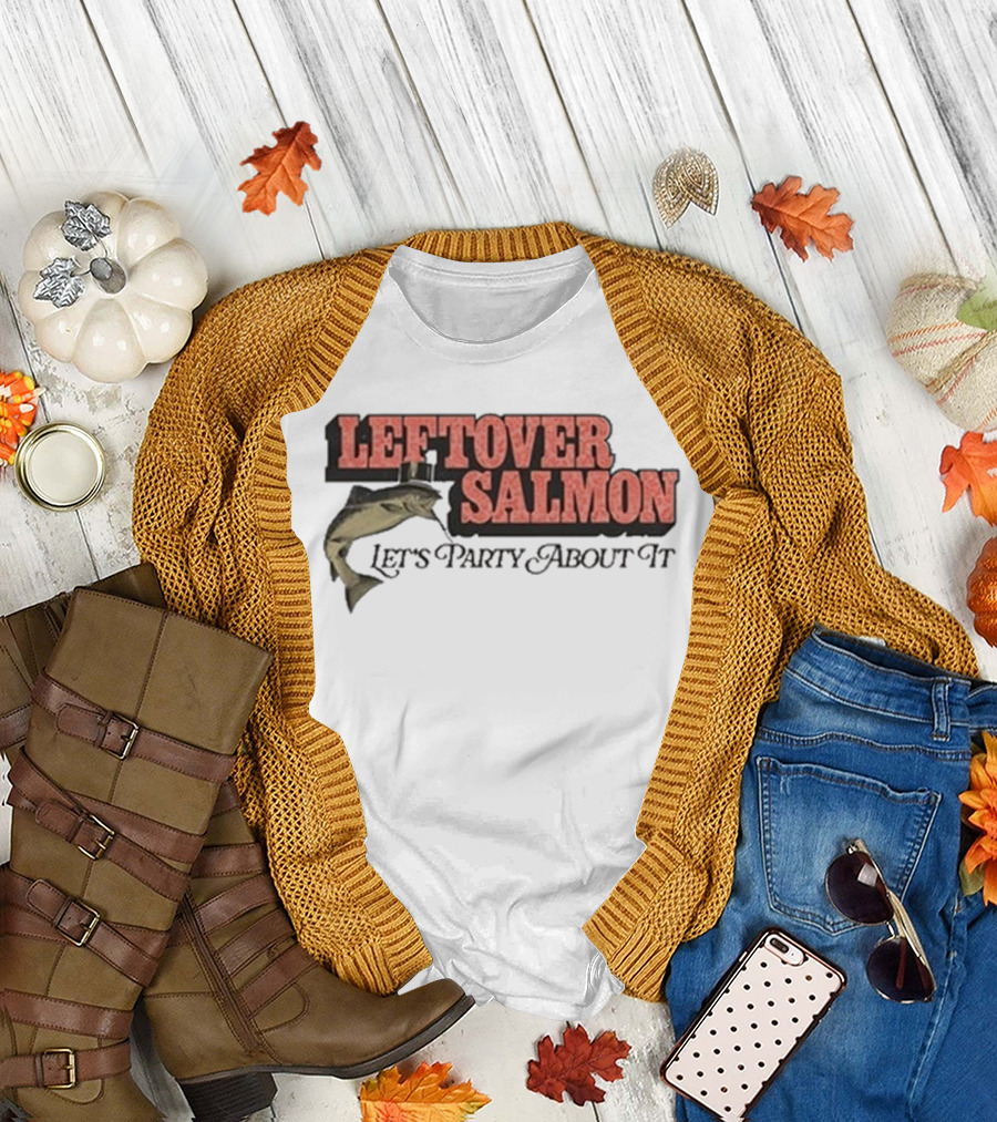 Leftover Salmon Let's Party About It Fish Graphic T-Shirt