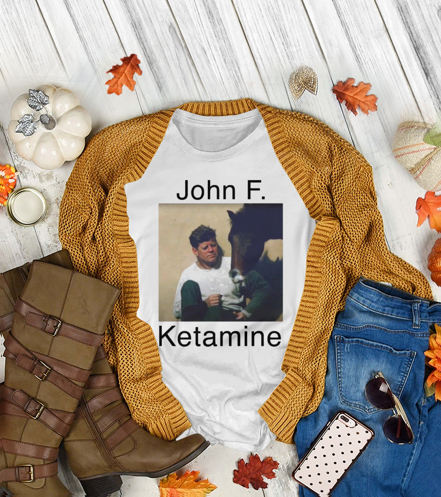 John F. Ketamine Horseman Interaction T-Shirt
