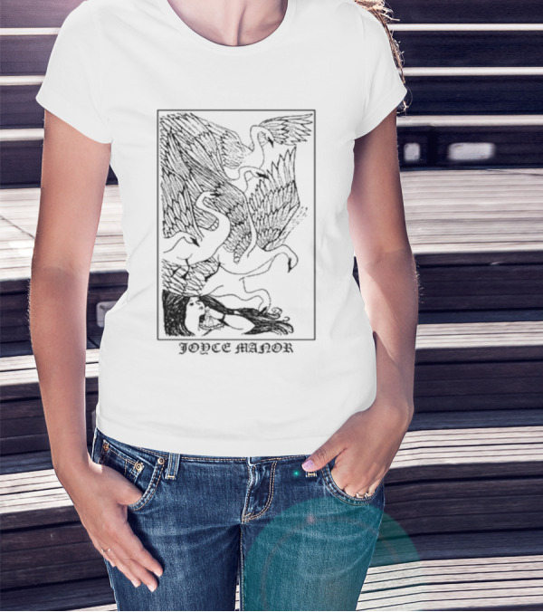 Joyce Manor Turtle Goose Girl Peaceful Interaction T-Shirt