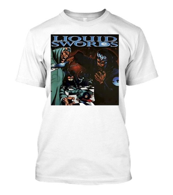 Liquid Swords Wu-Tang Clan Inspired Martial Arts Chess Combat Scene T-Shirt