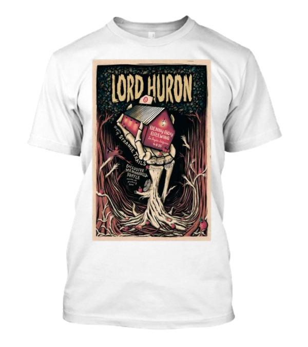 Lord Huron Strange Trails Benny Boy Brewing Apr 8 2025 Los Angeles CA Memorabilia Raffle T-Shirt