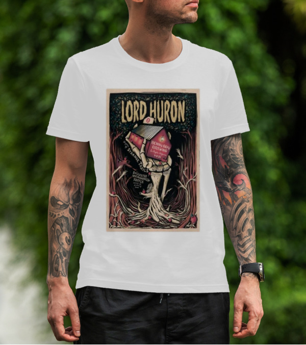 Lord Huron Strange Trails Benny Boy Brewing Apr 8 2025 Los Angeles CA Memorabilia Raffle T-Shirt