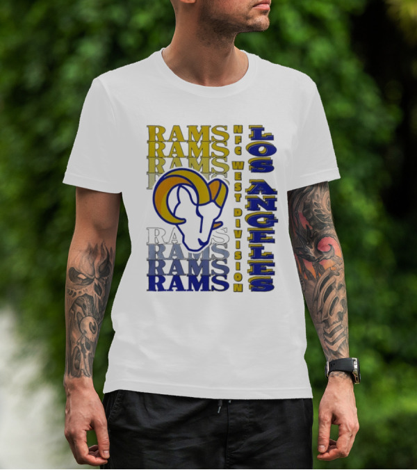 Rams Los Angeles NFC West Division T-Shirt