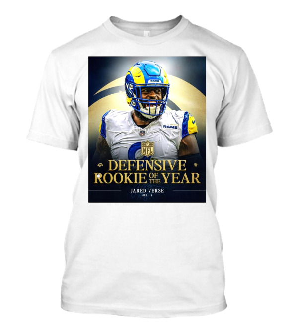 Los Angeles Rams NFL Defensive Rookie Of The Year Jared Verse OLB 2024 T-Shirt