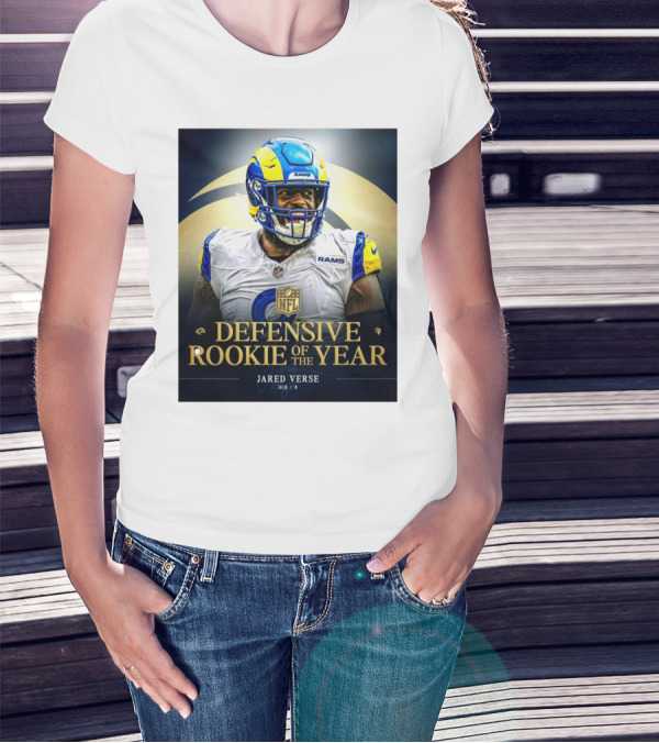 Los Angeles Rams NFL Defensive Rookie Of The Year Jared Verse OLB 2024 T-Shirt