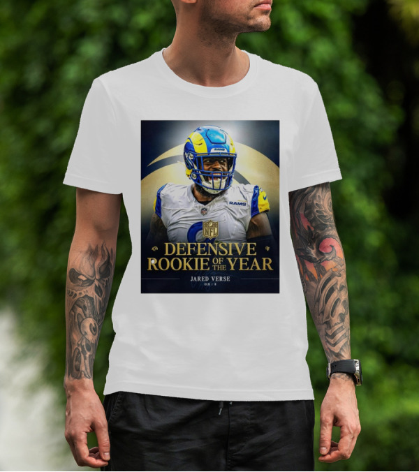 Los Angeles Rams NFL Defensive Rookie Of The Year Jared Verse OLB 2024 T-Shirt