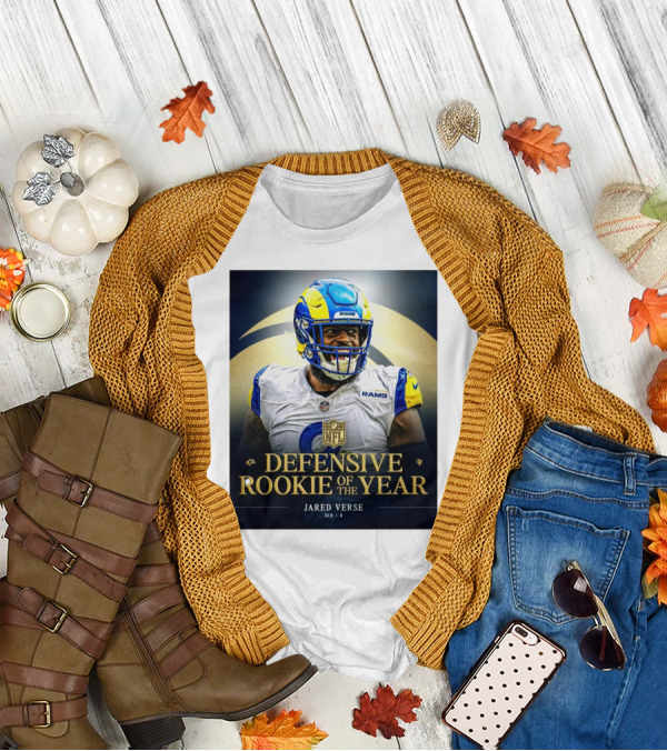 Los Angeles Rams NFL Defensive Rookie Of The Year Jared Verse OLB 2024 T-Shirt