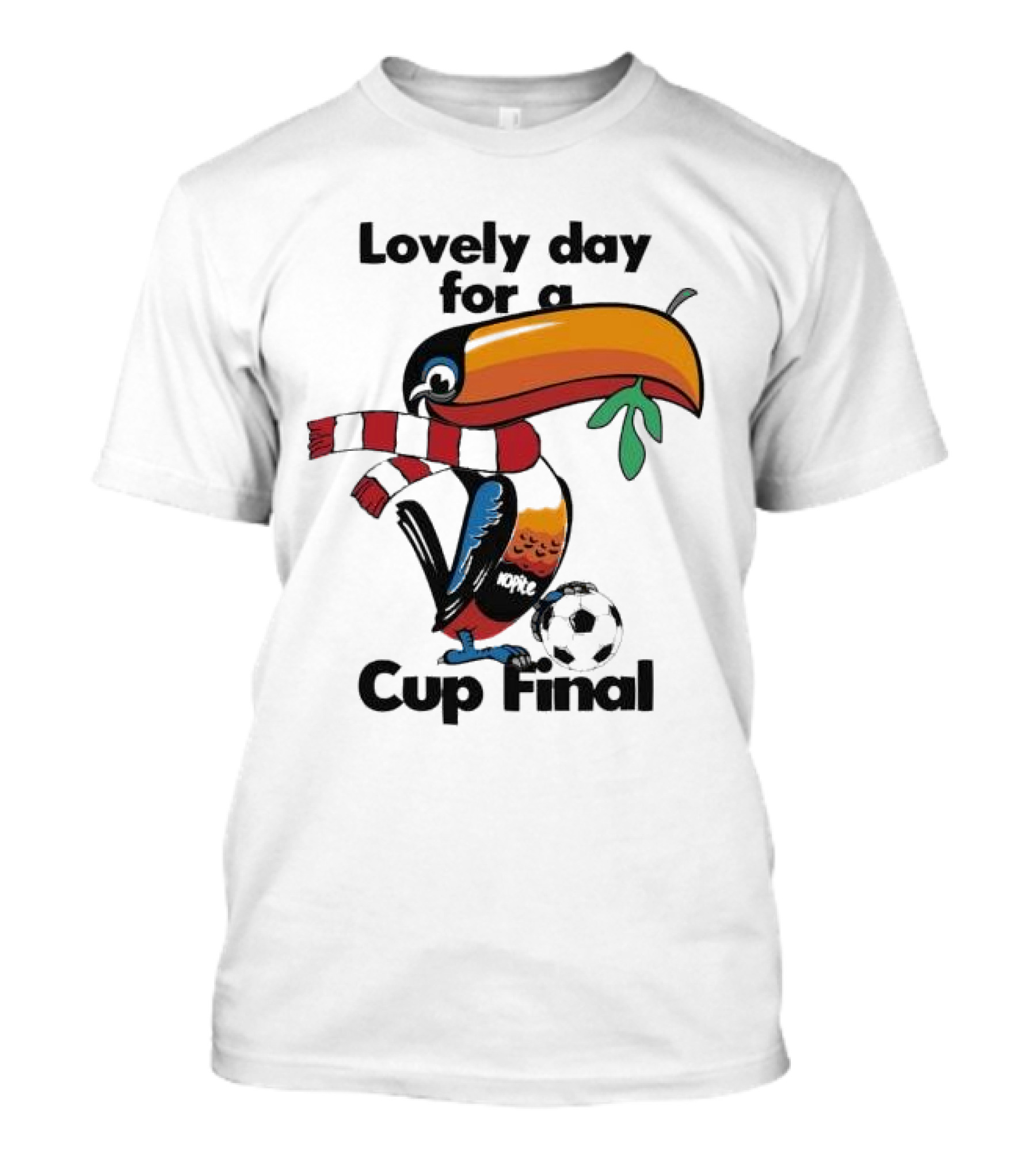 Lovely Day For A Cup Final Liverpool FC Toucan Soccer Scarf T-Shirt