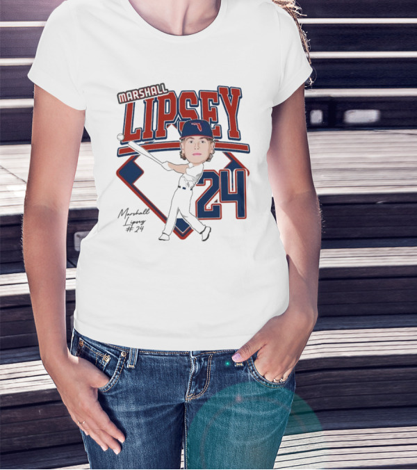 Marshall Lipsey 24 Baseball 2025 M. Reshold T-Shirt