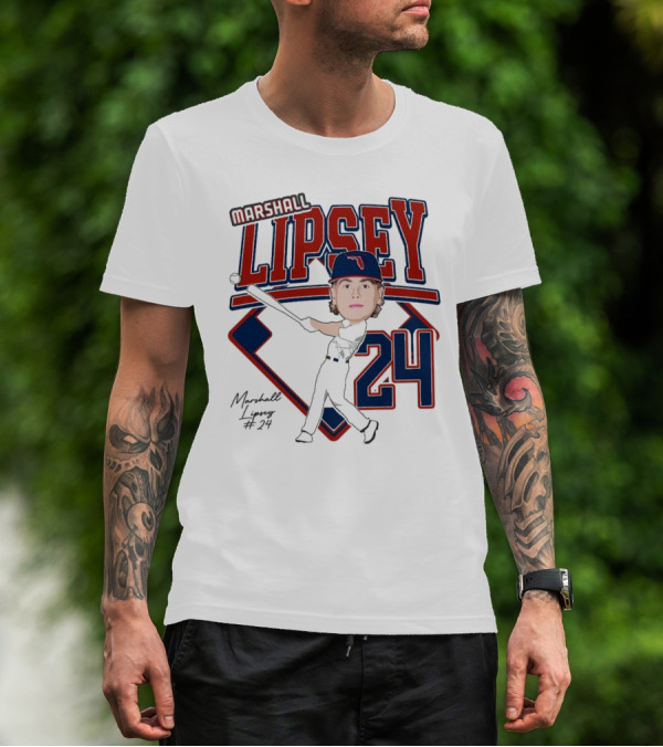 Marshall Lipsey 24 Baseball 2025 M. Reshold T-Shirt