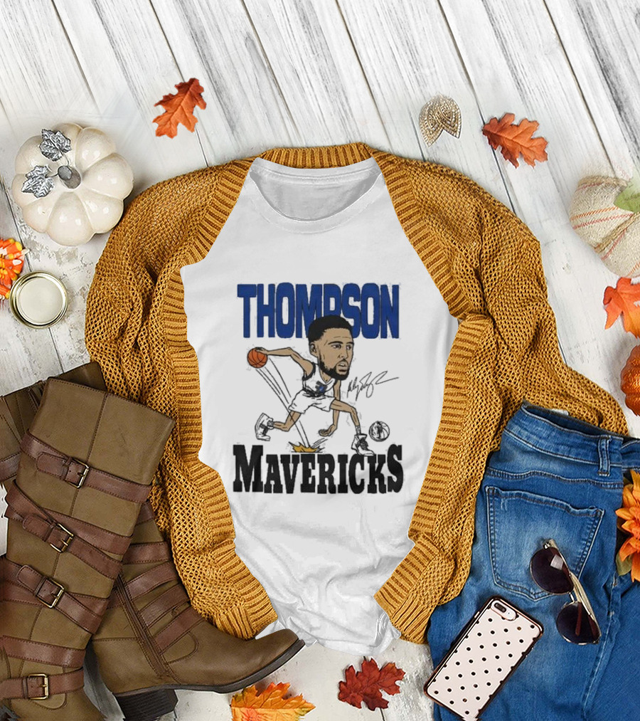 Klay Thompson Mavericks Basketball Caricature T-Shirt