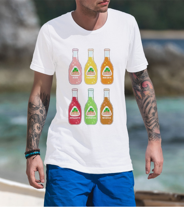 Jarritos Soda Bottle Guava Pineapple Mandarin Strawberry Grapefruit Tamarind T-Shirt