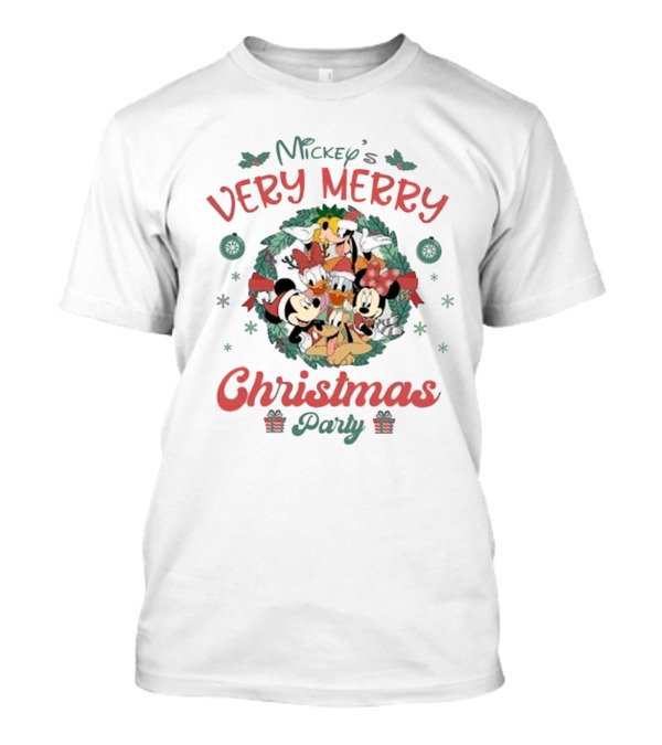 Mickey Very Merry Christmas Party 2024 Magic Kingdom T-Shirt