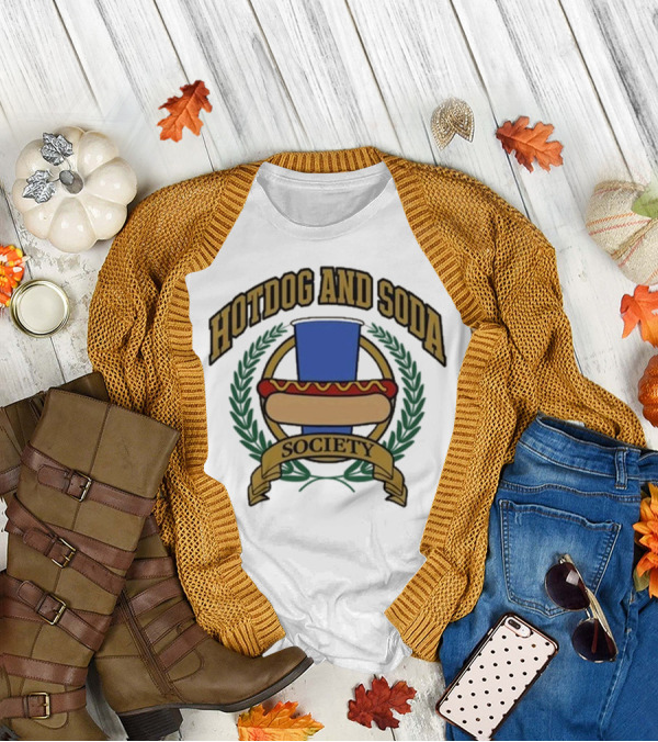 Hotdog And Soda Society Middle Class Fancy T-Shirt