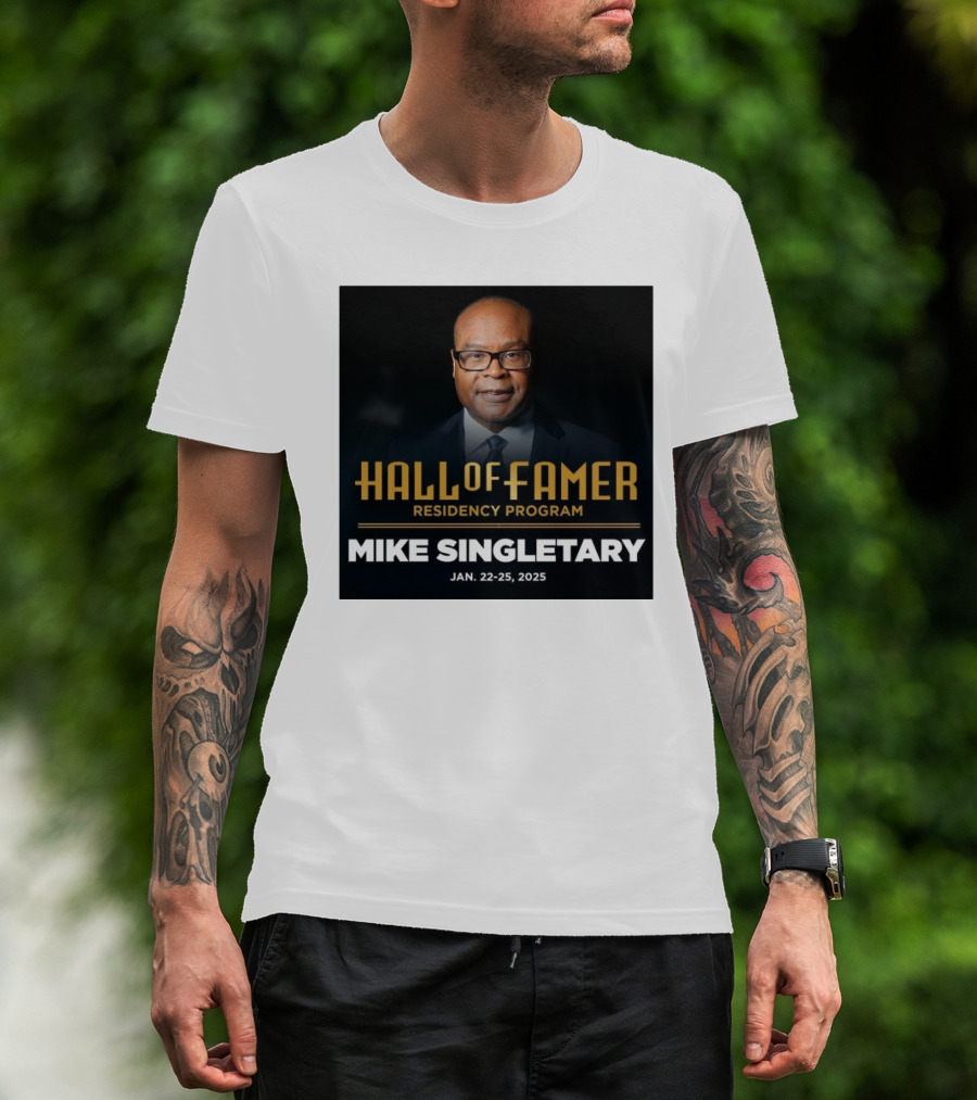 Mike Singletary Hall Of Famer Residency Program Jan 22-25 2025 T-Shirt