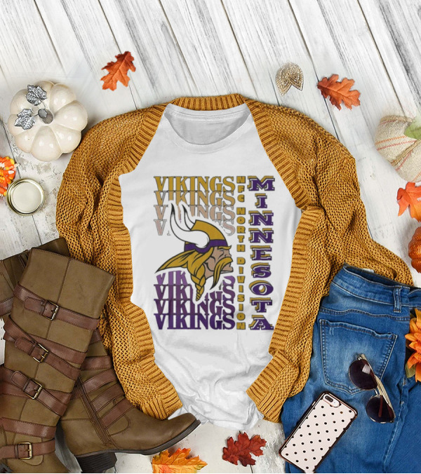 Minnesota Vikings NFC North Division Vikings Minnesota T-Shirt