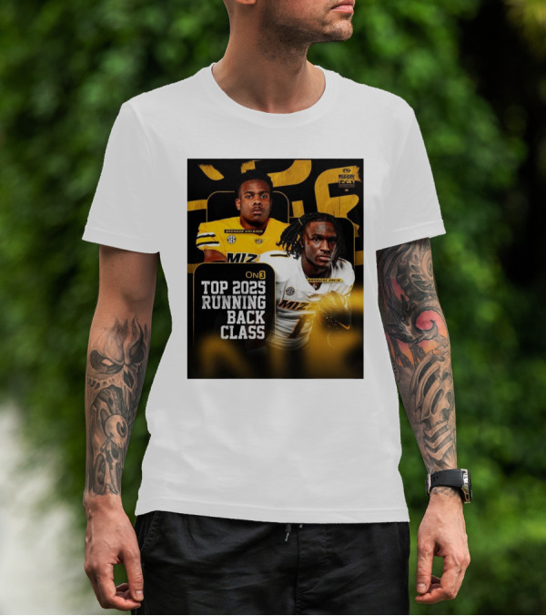 Missouri Football Top 2025 Running Back Class Brendon Haygood Marquise Davis SEC Mizzou T-Shirt