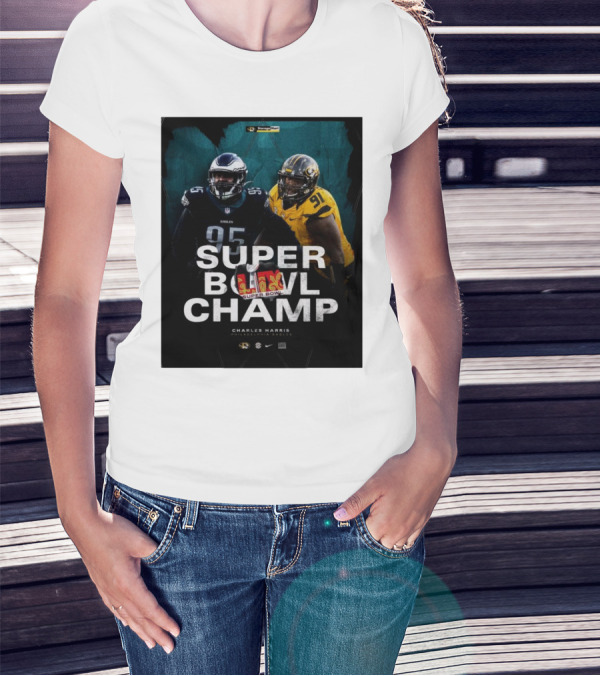 Charles Harris Missouri Football Philadelphia Eagles Super Bowl Champ T-Shirt