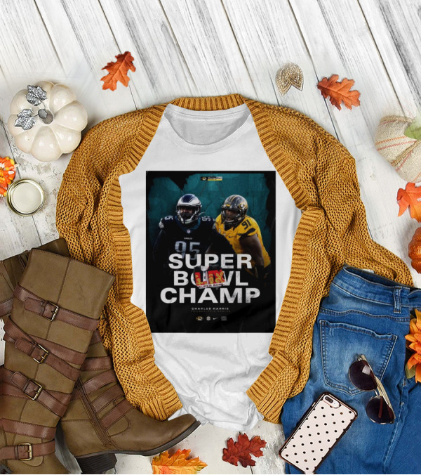 Charles Harris Missouri Football Philadelphia Eagles Super Bowl Champ T-Shirt