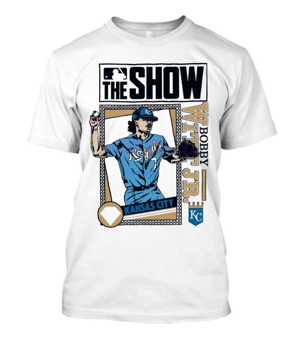 MLB The Show Kansas City Royals Bobby Witt Jr 2025 Kansas City T-Shirt