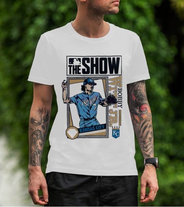 MLB The Show Kansas City Royals Bobby Witt Jr 2025 Kansas City T-Shirt