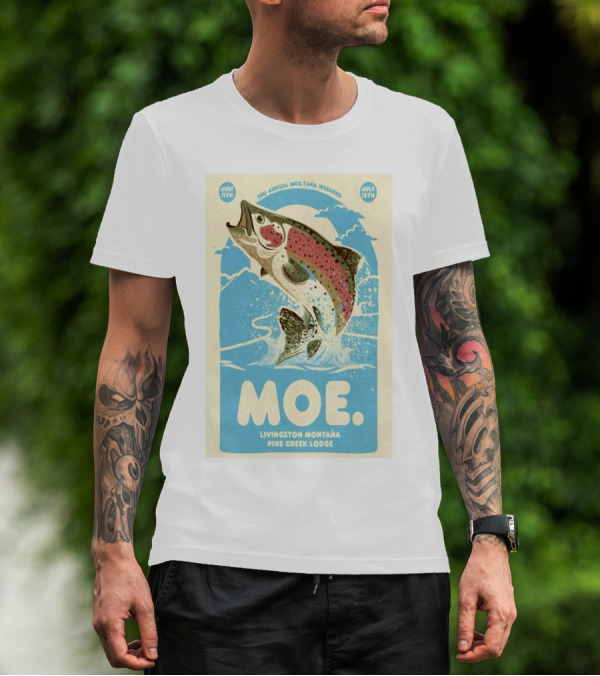 3rd Annual Moe.Tana Weekend Livingston Montana Pine Creek Lodge July 11-12 2025 T-Shirt