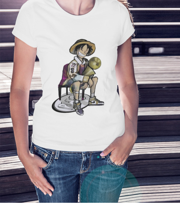 Monkey D Luffy Super Bowl Champion One Piece Victory T-Shirt