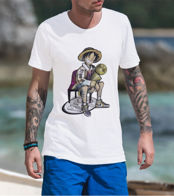 Monkey D Luffy Super Bowl Champion One Piece Victory T-Shirt