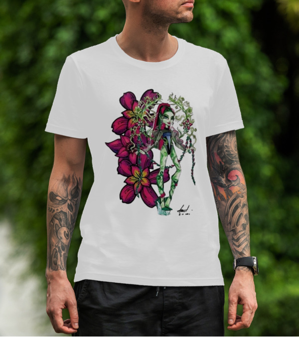 Monster High Venus McFlytrap Lily Blossom Vines Fashion Style T-Shirt