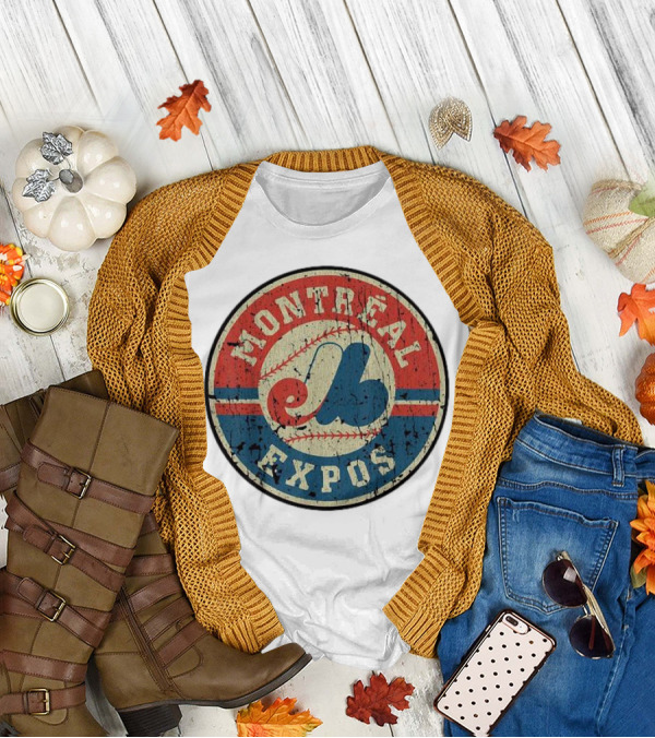 Montreal Expos Vintage Baseball Circle Emblem T-Shirt