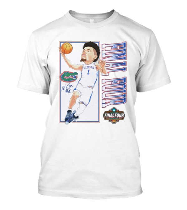 Montrell Johnson Jr Florida Gators Basketball Final Four Vintage T-Shirt