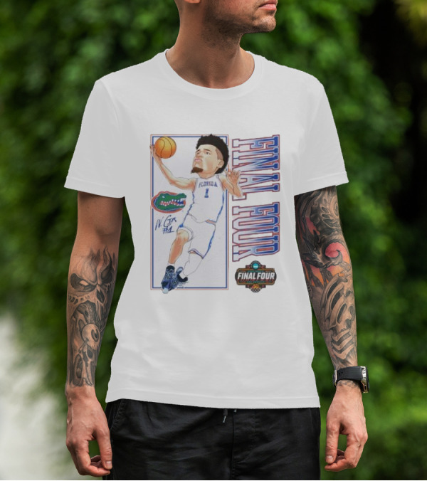 Montrell Johnson Jr Florida Gators Basketball Final Four Vintage T-Shirt