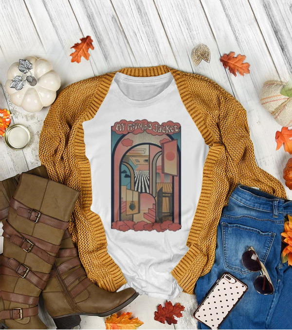 My Morning Jacket Surreal Archway And Stairs Retro Album Art T-Shirt