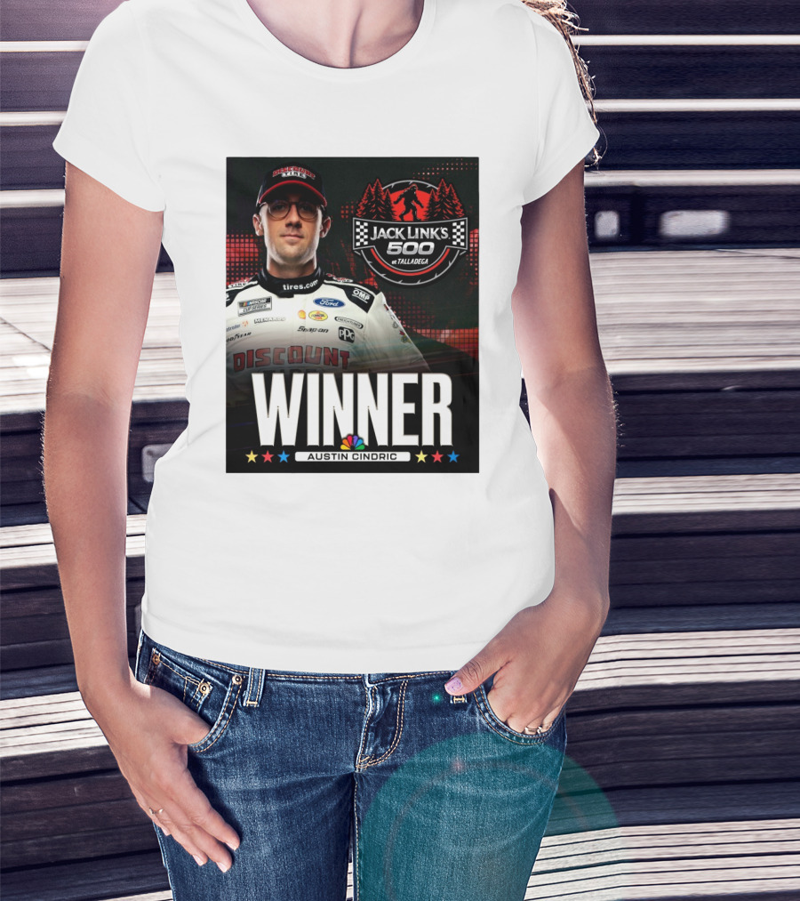 NASCAR Austin Cindric Discount Tire Jack Link's 500 Winner At Talladega T-Shirt