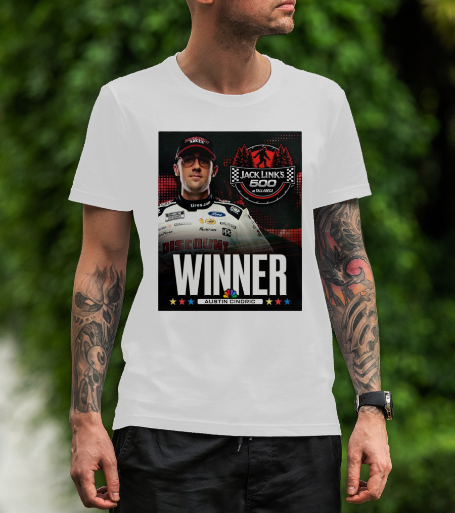 NASCAR Austin Cindric Discount Tire Jack Link's 500 Winner At Talladega T-Shirt