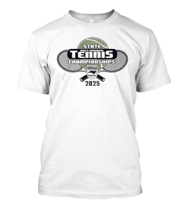 NCHSAA State Tennis Championships Men Individual 2025 T-Shirt