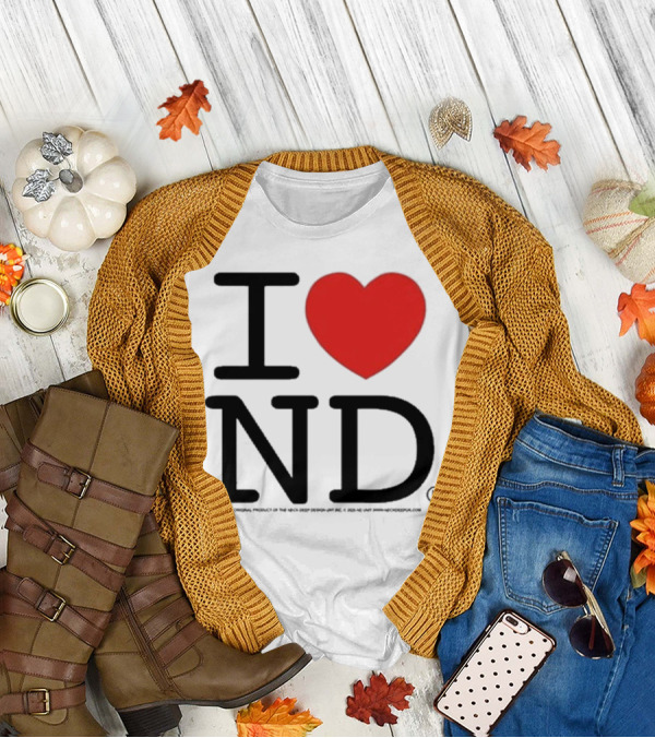 Neck Deep I Love ND Red Heart Graphic T-Shirt