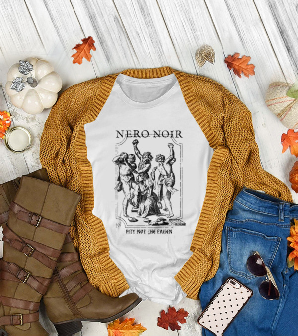 Nero Noir Pity Not The Fallen Skeleton Trio T-Shirt