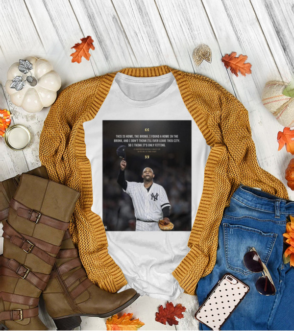 New York Yankees CC Sabathia This Is Home The Bronx Hall Of Fame Plaque T-Shirt
